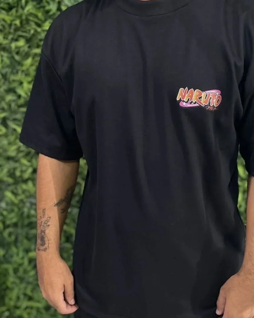 Camiseta Naruto preta, foto 1 de 2